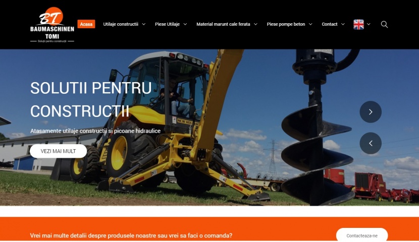 realizare site baumachinen tomi realizare site baumachinen tomi